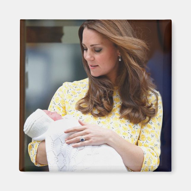Charlotte Elizabeth Diana - British Will Kate Magnet (Framsidan)