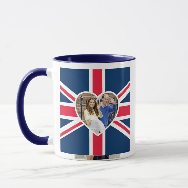 Charlotte Elizabeth Diana - British Will Kate Mugg (Vänster)