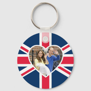 Charlotte Elizabeth Diana - British Will Kate Nyckelring