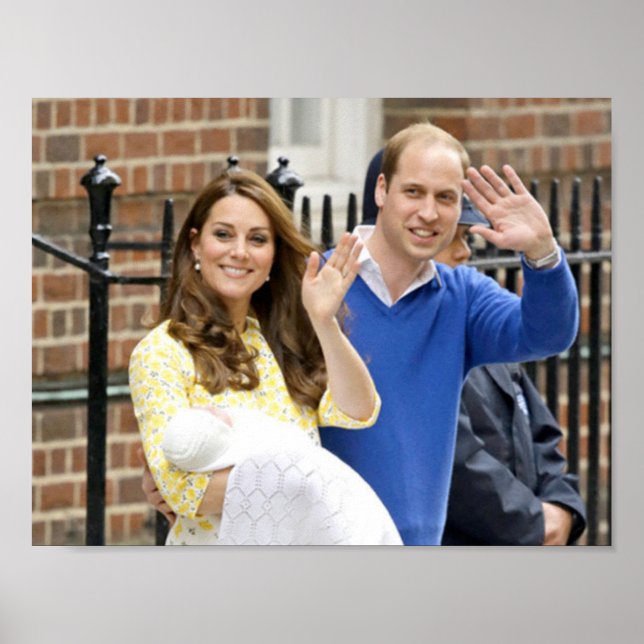 Charlotte Elizabeth Diana - British Will Kate Poster (Framsidan)