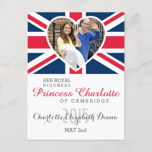 Charlotte Elizabeth Diana - British Will Kate Vykort