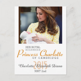 Charlotte Elizabeth Diana - British Will Kate Vykort