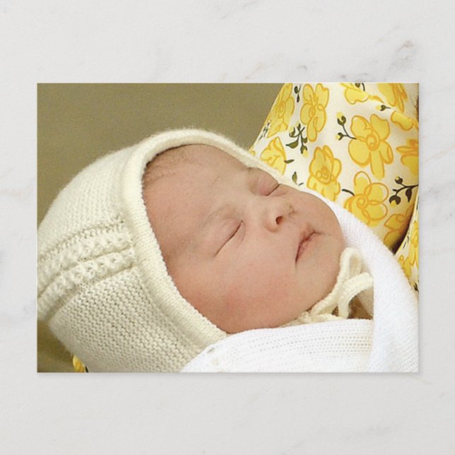 Charlotte Elizabeth Diana - British Will Kate Vykort (Framsida)