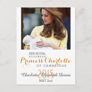 Charlotte Elizabeth Diana - British Will Kate Vykort