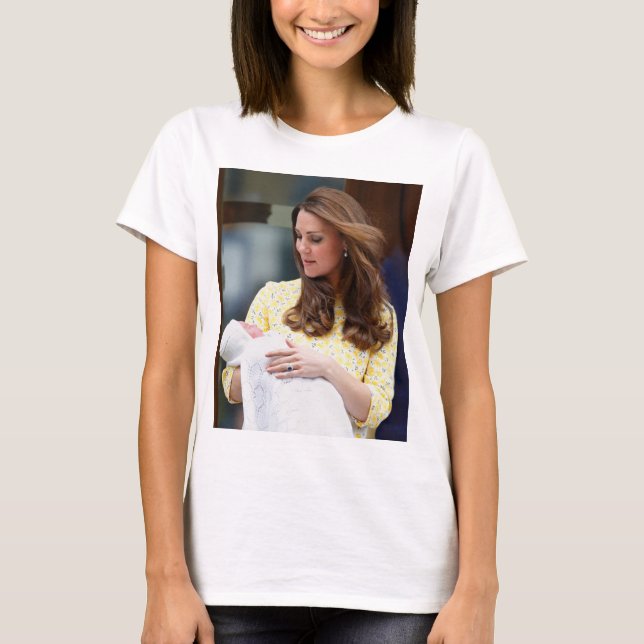 Charlotte Elizabeth Diana - britt ska Kate T-shirt (Framsida)