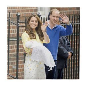 Charlotte Elizabeth Diana - brittiska royal Kakelplatta