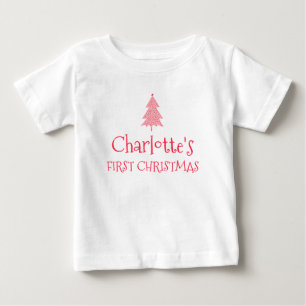 Charlotte Första Julen Baby 1:a Jul Namn Tröja