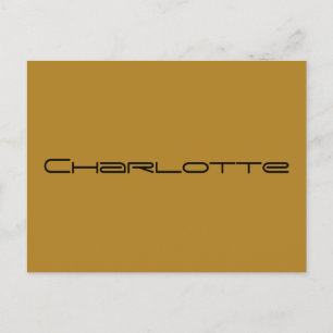 Charlotte från Orphan Black tv show, geometrisk fo Vykort
