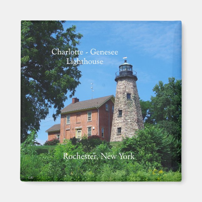 Charlotte - Genesee Lighthouse magnet (Framsidan)