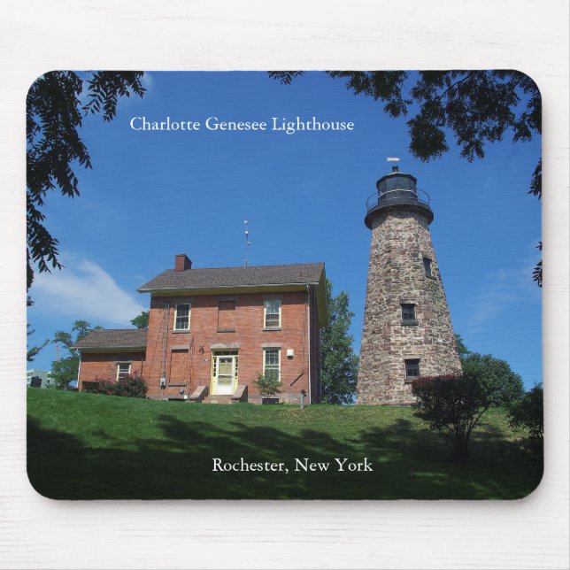 Charlotte Genesee Lighthouse mousepad Musmatta (Framsidan)