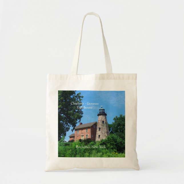 Charlotte Genesee Lighthouse tote bag Tygkasse (Framsidan)