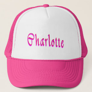 Charlotte Girls Namn Logotyp Keps