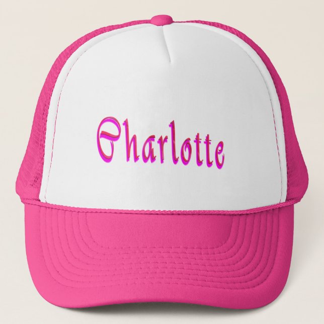 Charlotte Girls Namn Logotyp Keps (Framsida)