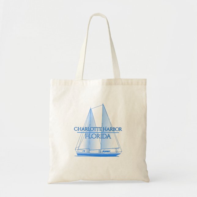 Charlotte Harbour Nautical Sailing Sailor Tygkasse (Framsidan)