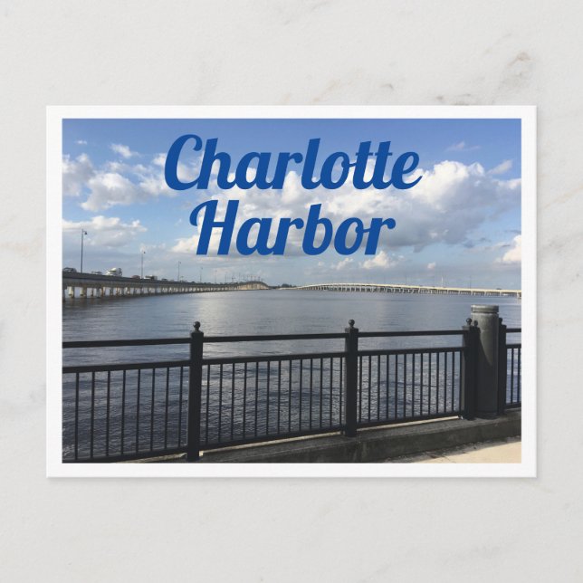 Charlotte Harbour Punta Gorda Florida Vykort (Framsida)