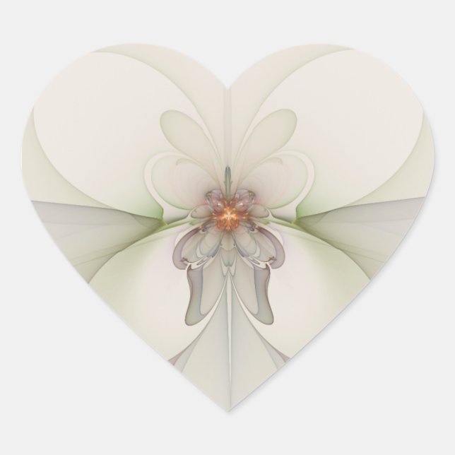 Charlotte Hjärtformat Klistermärke (Framsida)