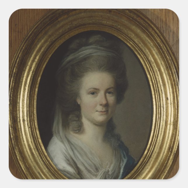 Charlotte Kestner Fyrkantigt Klistermärke (Framsida)