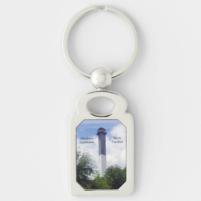 Charlotte Lighthouse metall nyckelring (Framsidan)