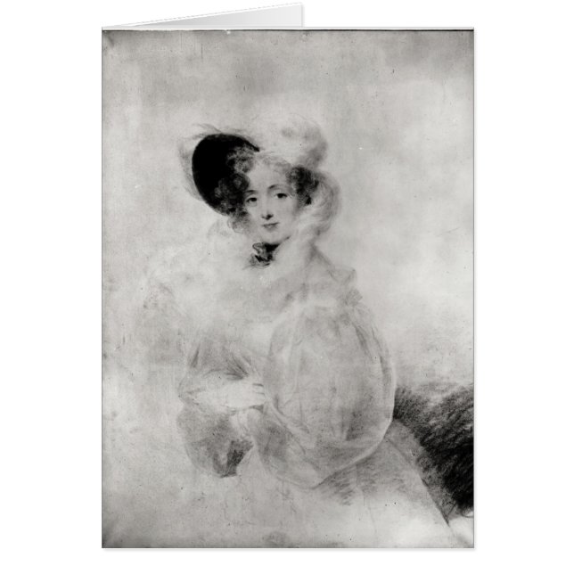 Charlotte Louise Eleonore Adelaide d'Osmond Hälsningskort (Framsidan)