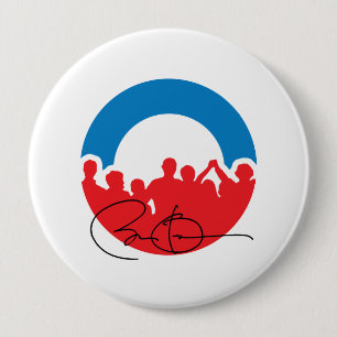 CHARLOTTE MED BARACK OBAMA - .PNG KNAPP