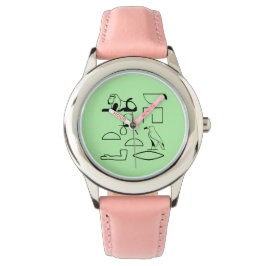 Charlotte Namn i Hieroglyph-symboler för energi Armbandsur