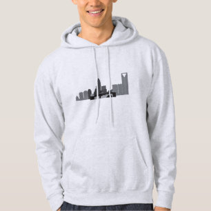 Charlotte NC-Hoodie Tröja Med Luva