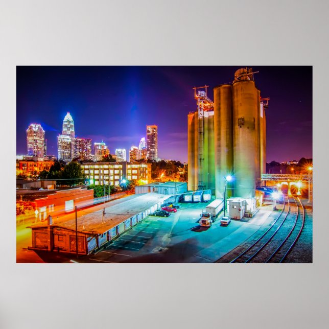 Charlotte, NC Poster (Framsidan)