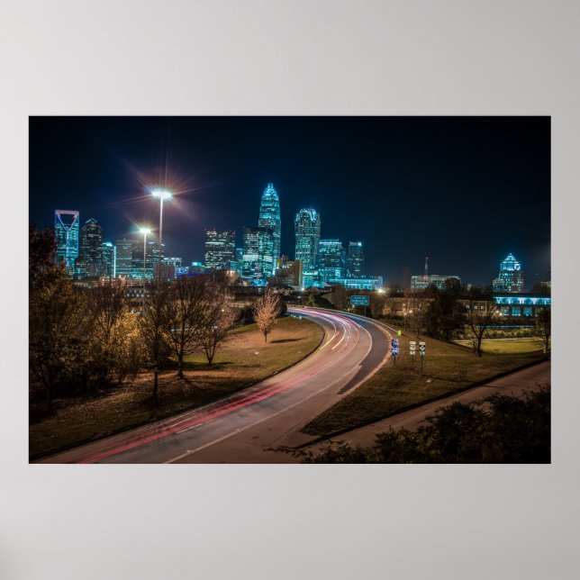 Charlotte, NC Poster (Framsidan)