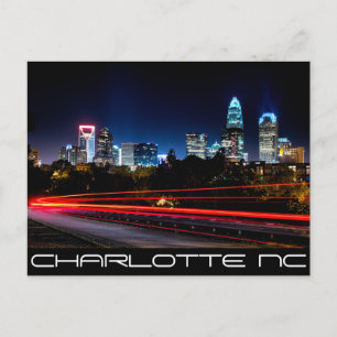 Charlotte NC-QUEEN CITY Vykort