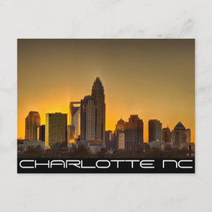 Charlotte NC-QUEEN CITY Vykort