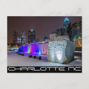 Charlotte NC-QUEEN CITY Vykort