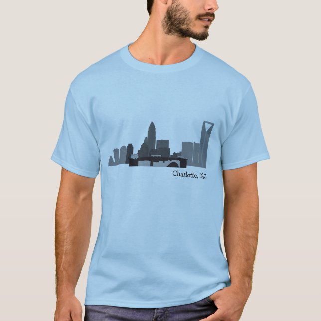 Charlotte NC-T-tröja T-shirt (Framsida)