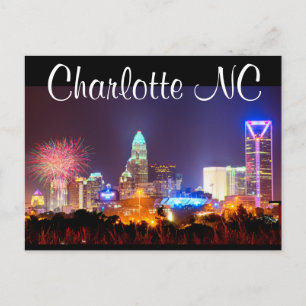 Charlotte NC Vykort
