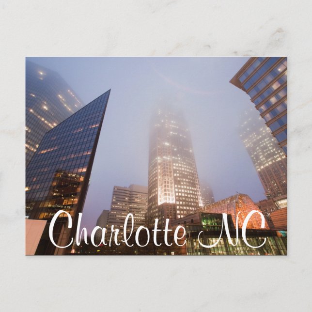 Charlotte NC Vykort (Framsida)