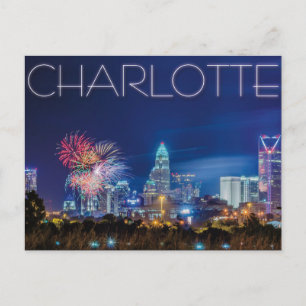 Charlotte NC Vykort