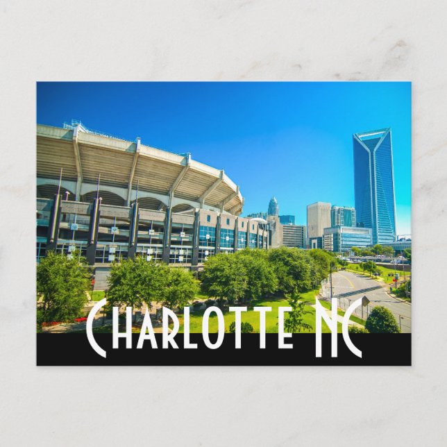 Charlotte NC Vykort (Framsida)