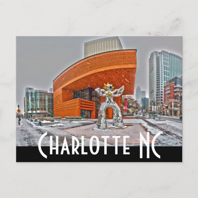 Charlotte NC Vykort (Framsida)