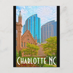 Charlotte NC Vykort