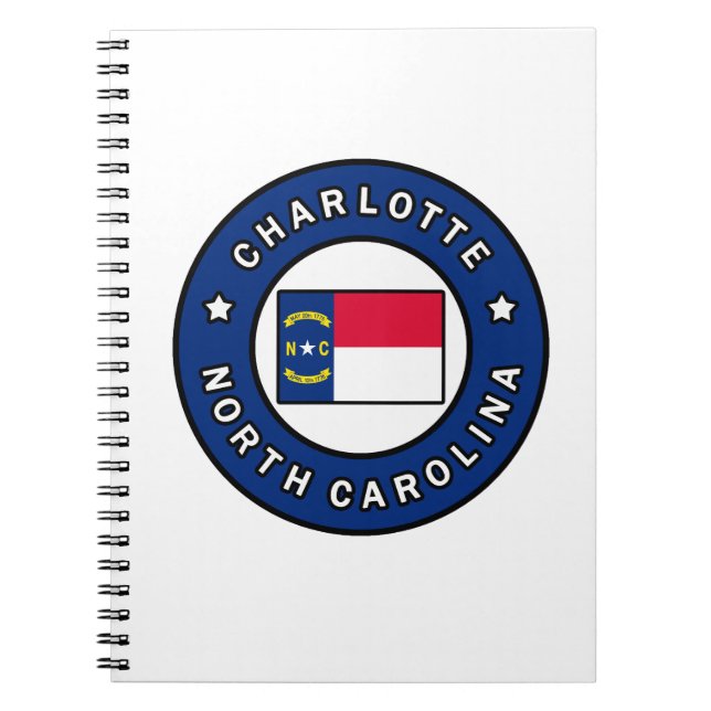 Charlotte North Carolina Anteckningsbok (Framsidan)