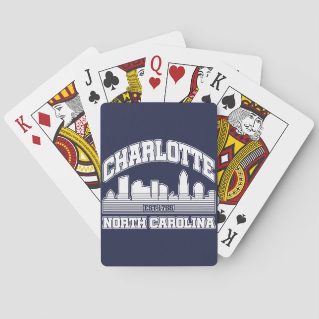 Charlotte,North Carolina Casinokort (Baksidan)