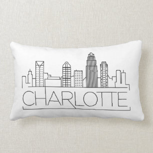 Charlotte North Carolina horisont Lumbarkudde