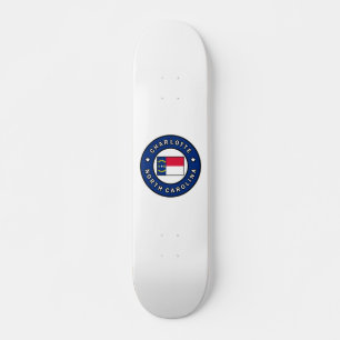 Charlotte North Carolina Mini Skateboard Bräda 18,5 Cm