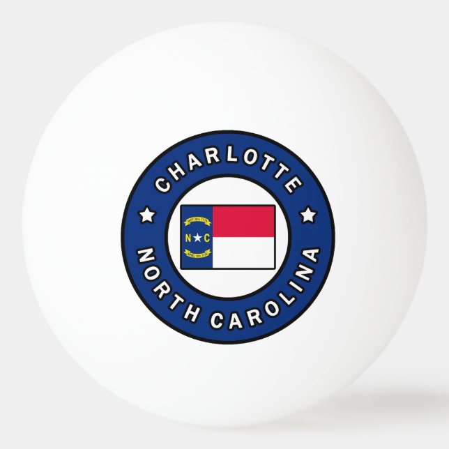 Charlotte North Carolina Pingisboll (Framsidan)