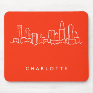 Charlotte North Carolina stadshorisont Musmatta