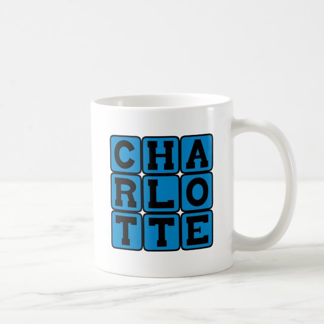 Charlotte, North Carolina United Stater Kaffemugg (Höger)