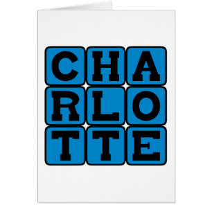 Charlotte, North Carolina USA Hälsningskort