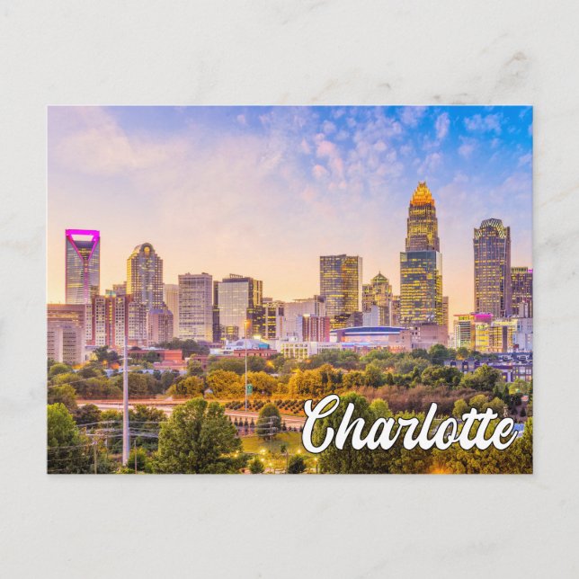 Charlotte, North Carolina, USA Vykort (Framsida)