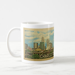Charlotte North Carolina vintage resor Kaffemugg