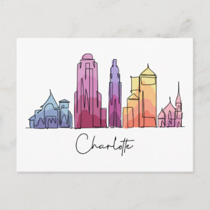 Charlotte NORTH CAROLINA Vykort