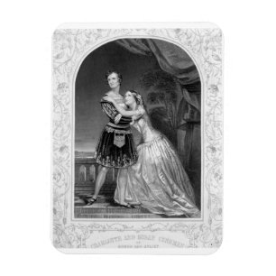 Charlotte och Susan Cushman som Romeo och Juliet, Magnet